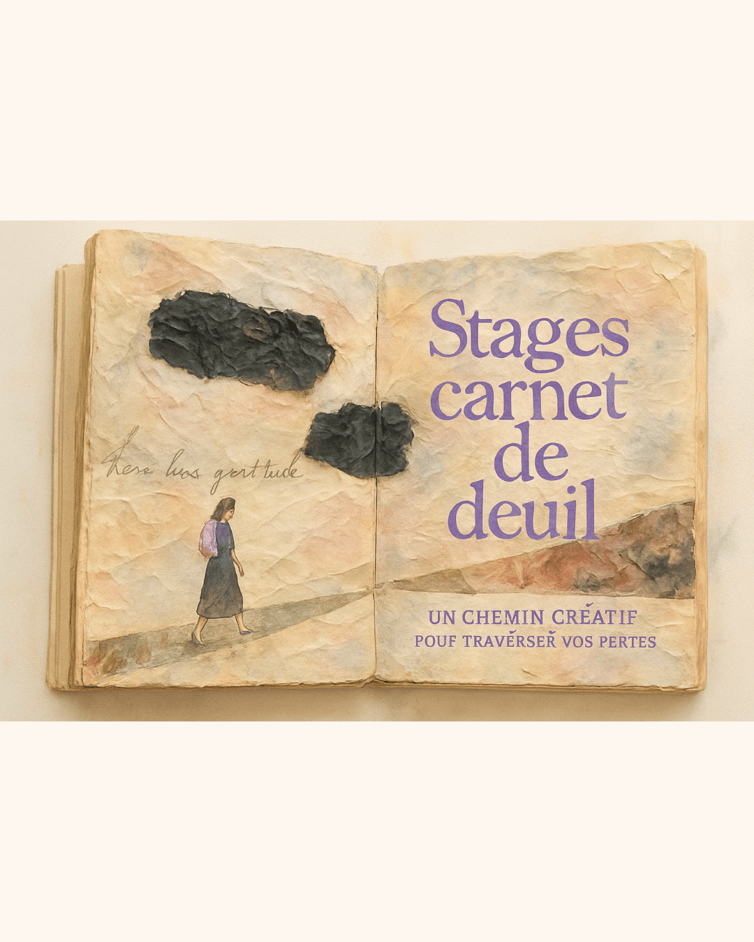 Accompagnement carnet de deuil